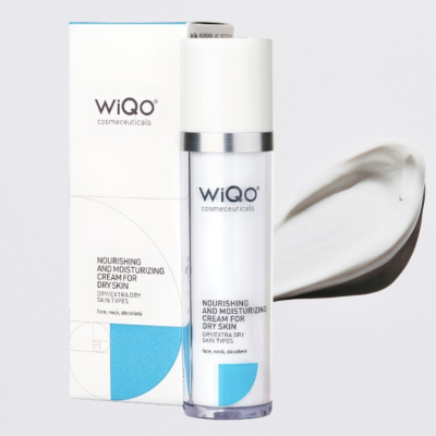 Wiqo crema nutriente e idratante viso per pelli secche