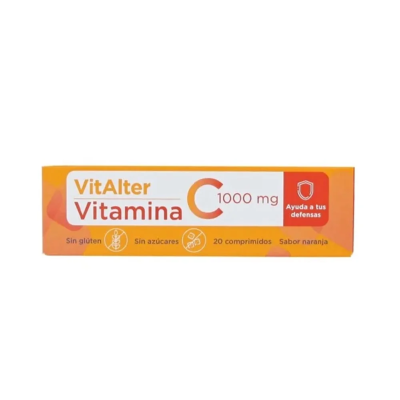 Alter VitAlter Integratore di Vitamina C 1000mg 20 Compresse Effervescenti