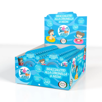 Brand Italia Braccialetto Anti zanzare bambini 240 ORE