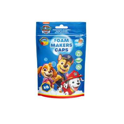 Paw Patrol - Caps effetto schiuma da bagno	