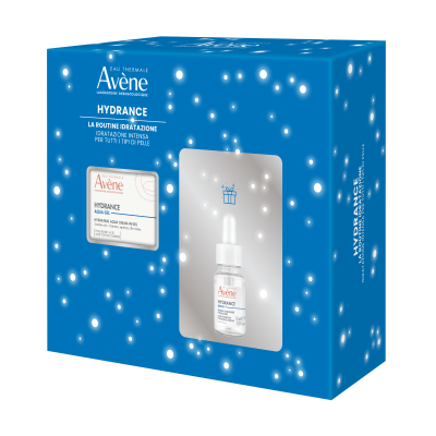 Cofanetto Natale Avène Hydrance - Avène Hydrance Emulsione Idratante Leggera 40 ml e Avène Hydrance Boost Siero Concentrato 10 ml