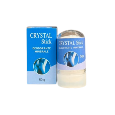 Crystal Deodorante Stick Minerale con Allume di Potassio per Eliminare Cattivi Odori 50 gr