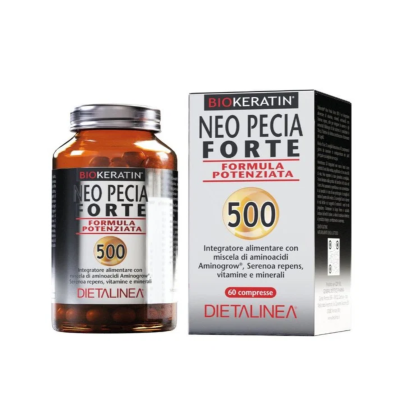Dietalinea BioKeratin No Pecia Forte 500 Integratore per la Caduta dei Capelli 60 cps - prodotto in scadenza 11/2026
