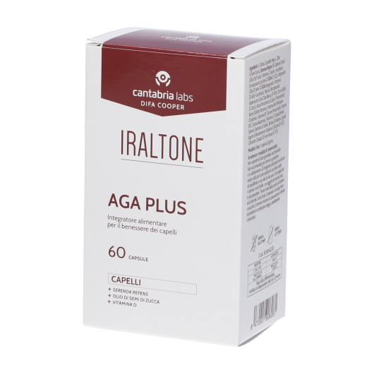 Iraltone AGA Plus Contro la Caduta dei Capelli 60 Capsule