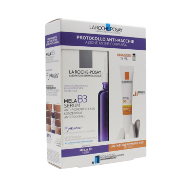 La Roche Posay Cofanetto Mela B3 Serum 30ml e Anthelios UVMUNE 400 SPF50+ 15ml