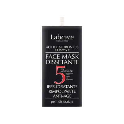 Labcare Face Mask Dissetante Concentrata con Acido Ialuronico per Pelle Secca e Disidratata 25ml
