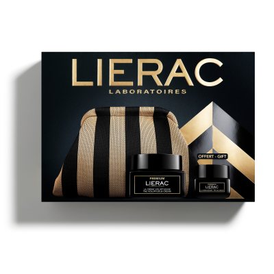 Cofanetto Natale Lierac Premium - Crema Voluptueuse 50ml,Crema Occhi 20ml e Trousse