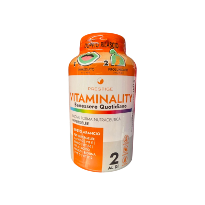 Linea Blu Vitaminality Gommose Complesso Vitaminico per il Benessere Quotidiano 120 supergelèe