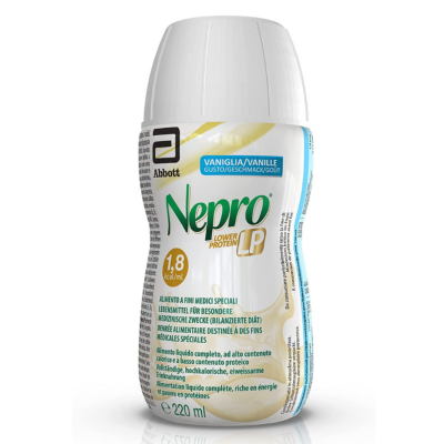 Nepro LP  Alimento a Fini Medici Speciali per l'Alimentazione per Insufficienza Renale 220ml Gusto Vaniglia