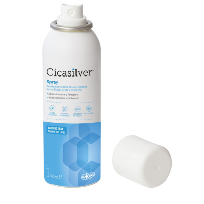 Sakura Cicasilver Spray Polvere Cicatrizzante per Ferite 125 ml