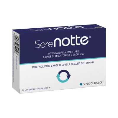 Serenotte integratore con Melatonina 30cps Serenotte integratore con Melatonina 30cps