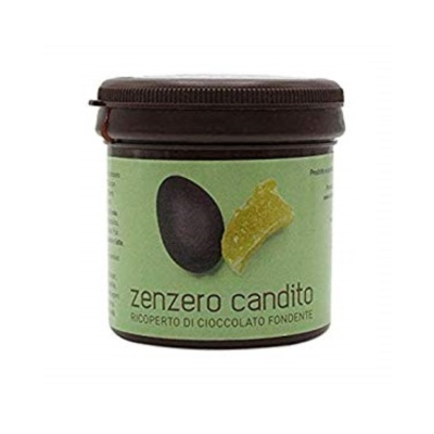 Stainer Zenzero Candito Ricoperto di Cioccolato Fondente 55gr Stainer Zenzero Candito Ricoperto di Cioccolato Fondente 55gr