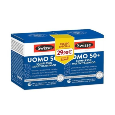 Swisse Bipack Multivitaminico Uomo 50+ 60cps - SCADENZA PRODOTTO 09/2026