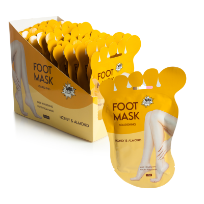 Pokhara Maschera per i Piedi alla Mandorla e Miele
