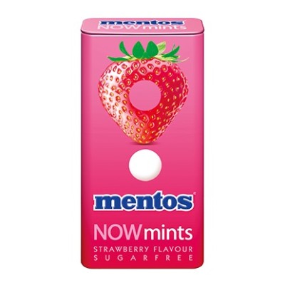 MENTOS NOWMINTS STRAWBERRY 18G