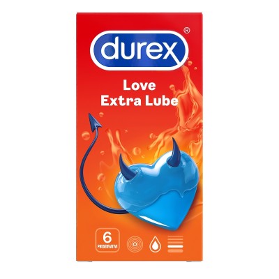 DUREX LOVE EXTRA LUBE 6PZ