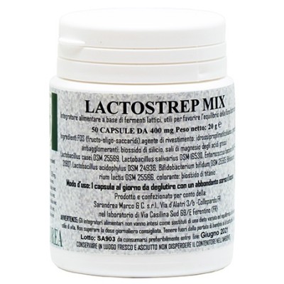 LACTOSTREP MIX 500 MG 50 CPS