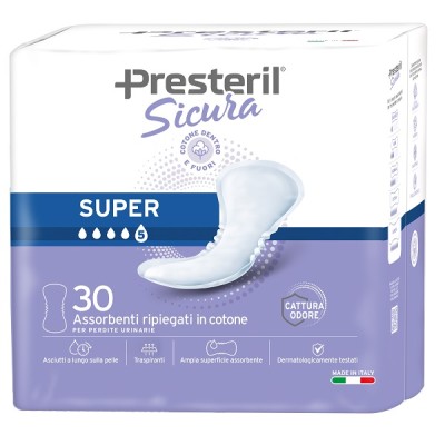 PRESTERIL SICURA AS SUPER 30PZ