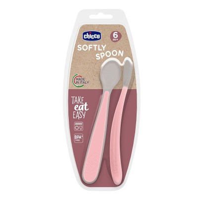 CH CUCCHIAIO SIL DOPP ROSA 6M