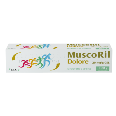MUSCORIL DOLORE%GEL100G 20MG/G
