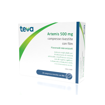 ARTEMIS*30CPR RIV 500MG