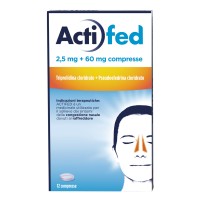 Actifed*12cpr 2,5mg+60mg