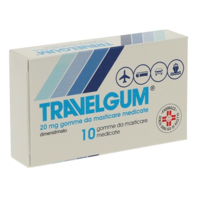 TRAVELGUM*10GOMME MAST 20MG