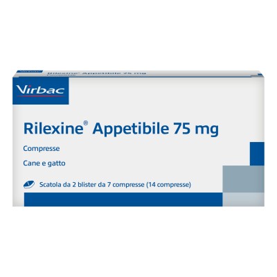 RILEXINE APPETIBILE*14CPR 75MG