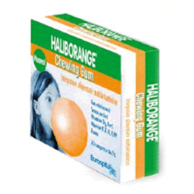 HALIBORANGE CHEWING GUM 20CPR