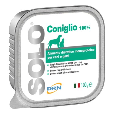 SOLO CONIGLIO CANI/GATTI 100G