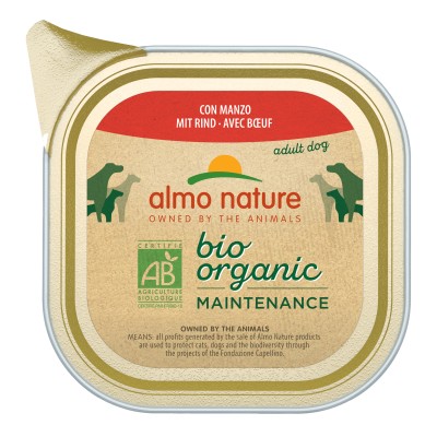 ALMO DOG BIOPATE  100 GR MANZO