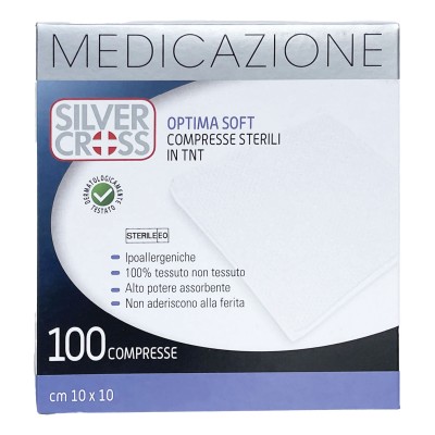 GARZA SILVERC TNT 10X10CM 100P
