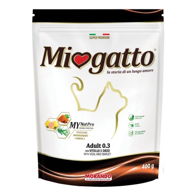 MIOGATTO ADULT 0,3 VIT/ORZ400G