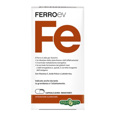 FERRO EV 60CPS 500MG ERBAVITA