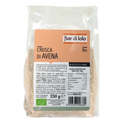 CRUSCA AVENA BIO 250G FDL