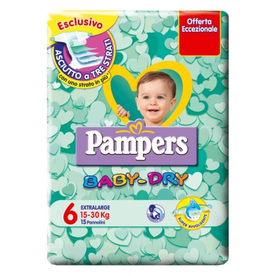 PAMPERS BD DOWNCOUNT EXTR 15PZ