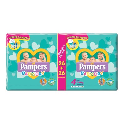 PAMPERS BD DOWNCOUNT MAXI 52PZ