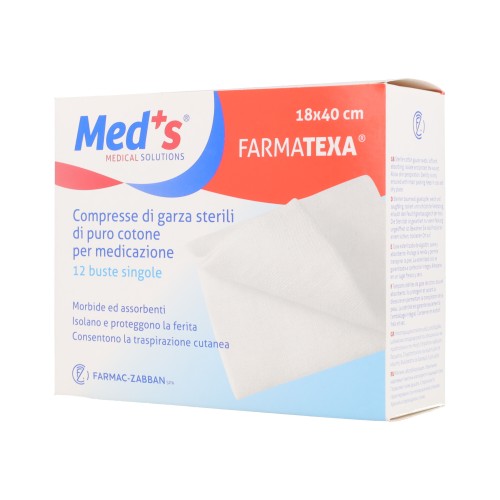 GARZA MEDS 12/8 18X40CM 12PZ