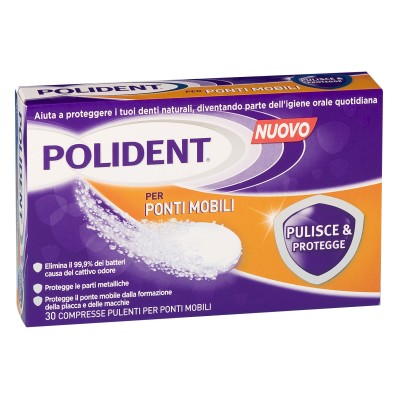 POLIDENT PULISCE&PROTEGG 30CPR