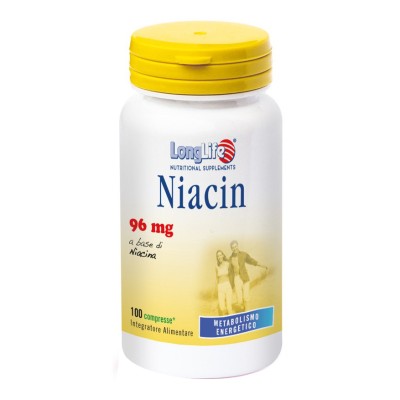 LONGLIFE NIACIN 96MG 100CPR