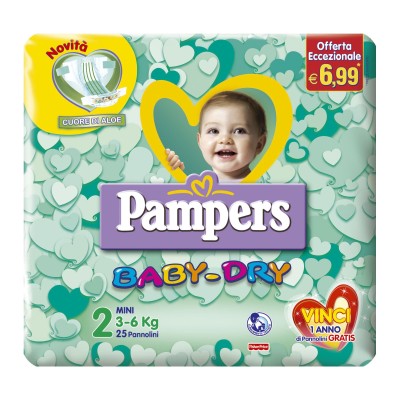 PAMPERS BD DOWNCOUNT MINI 25