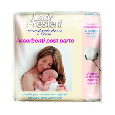 LADY PRESTERIL POSTPARTO 30PZ