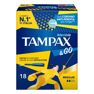 TAMPAX &GO REGULAR 18PZ
