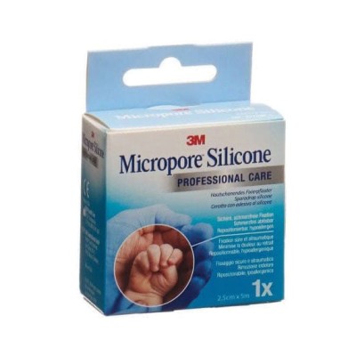 MICROPORE CER SIL 2,5X500CM