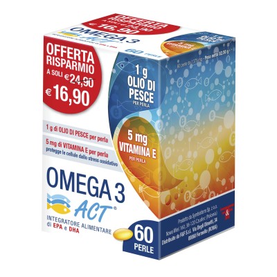 OMEGA 3 ACT 60PERLE 1G