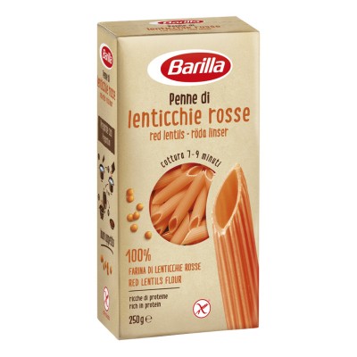 BARILLA PENNE LENTIC ROS 250G