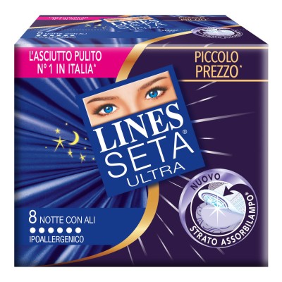 LINES SETA ULTRA NOTTE 8PZ 3499