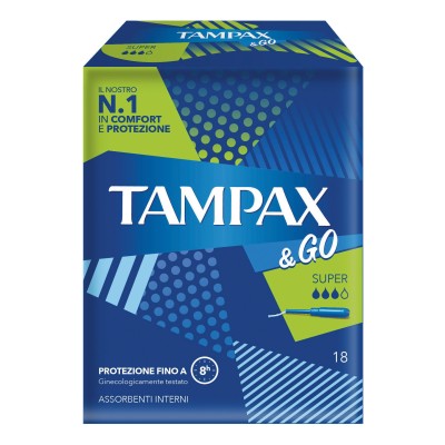 TAMPAX &GO SUPER 18PZ 8423