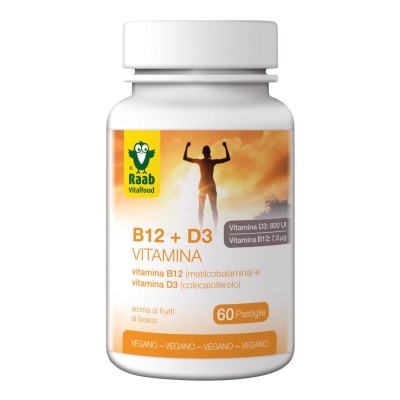 RAAB VITAMINA B12+D3 60G