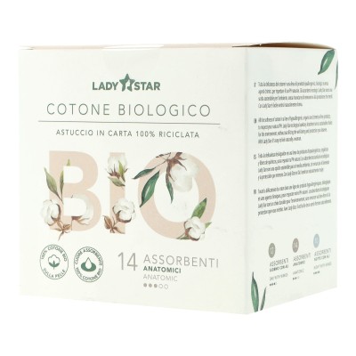 LADYSTAR 100%COT BIO ANAT 14PZ